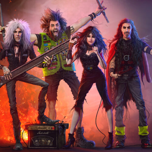 Digital målning till Swecon - till monter på Sweden Rock, skapad av Laj illustration